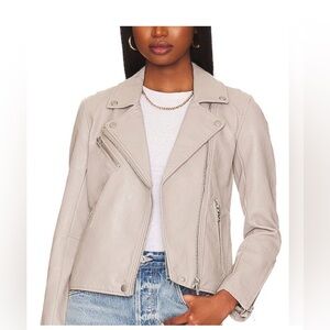Anthropologie Faux Leather Moto Jacket by BLANKNYC